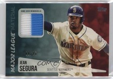 2019 Topps Major League Material Relics Red 9/25 Jean Segura #MLM-JS 13iq