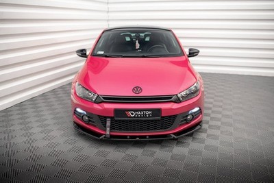 Street+ Spoilerlippe Front Ansatz V.3 passend für VW Scirocco Mk3 schwarz Hochgl