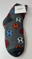 Dicks Sporting Goods Cozy Sock YOUTH Shoe Size 10K-4 Double Layer Soccer Balls