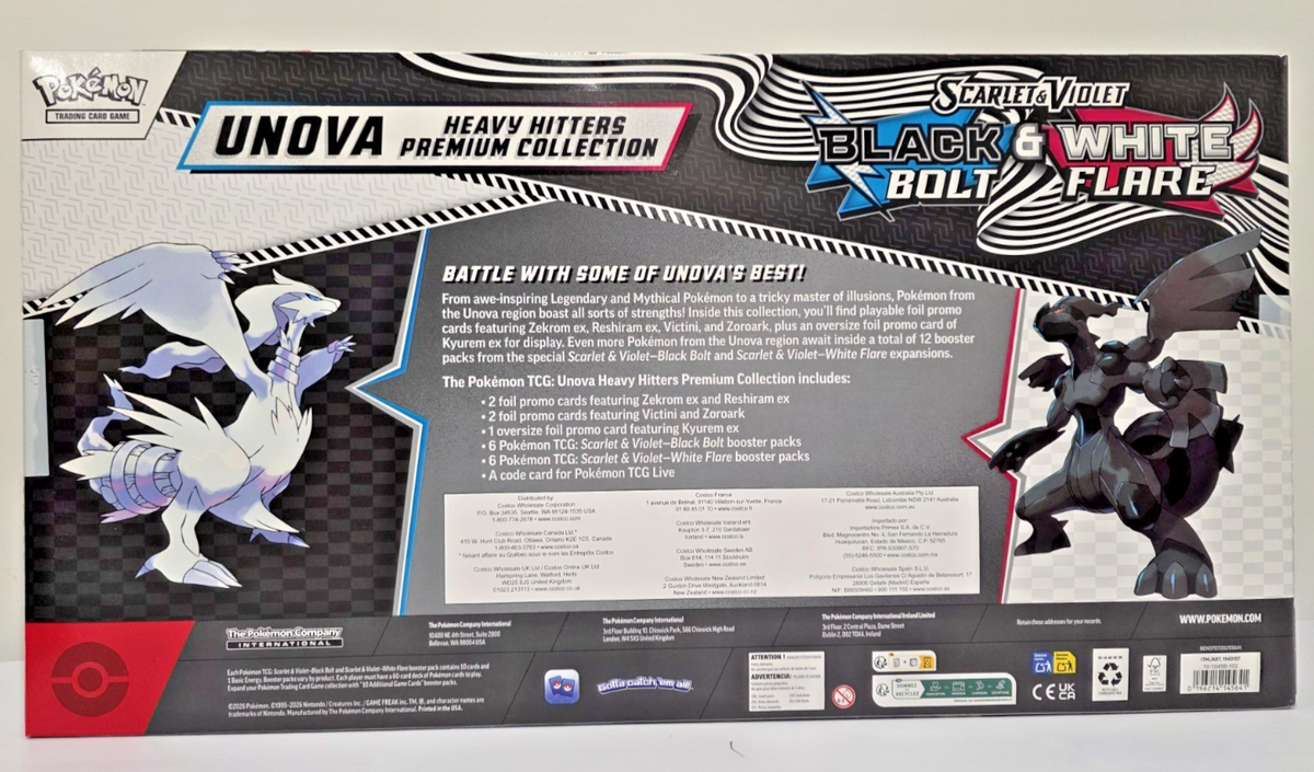 Pokemon Unova Heavy Hitters Premium Collection ✓Factory Sealed
