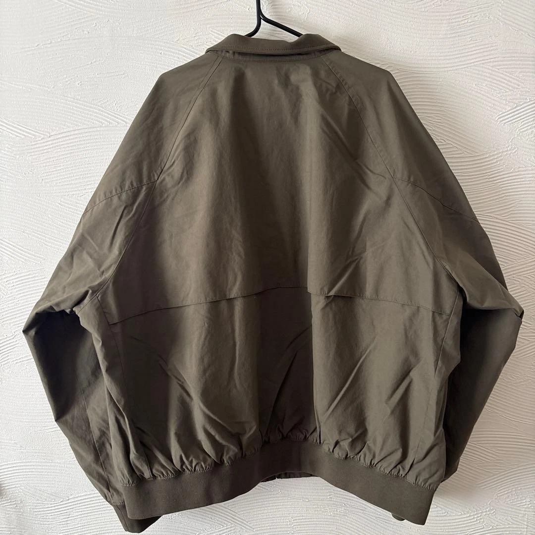 UNIQLO Men's Harrington Jacket XL Olive Green Plaid Lining image 2