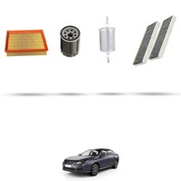 Hoffcar Set Service - 4 Filter Kompatibel Mit Renault Latitude 2.0 16V 103Kw