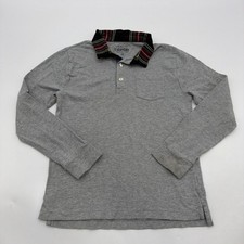 Crewcuts Everyday Polo Sweatshirt Boys Size 10 Gray Pocket 100 Cotton. 45045