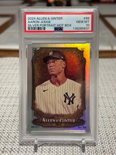 2024 Allen & Ginter #86 Aaron Judge (Hot Box Silver Portrait) PSA 10