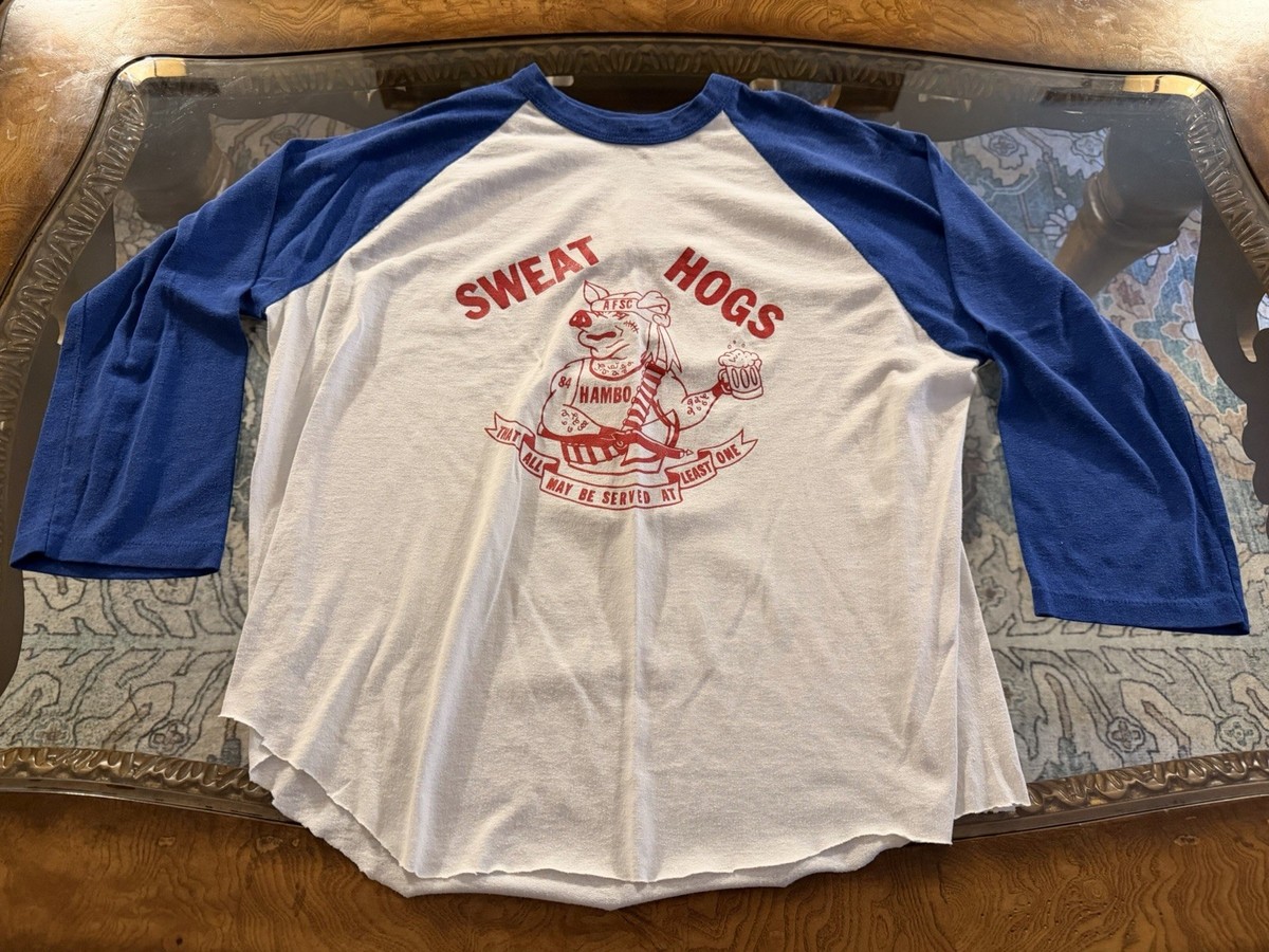 Vintage 1984 “Sweat Hogs” AFSC #9 DOC Air Force “Hambo” Baseball