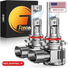 FORENNER 2026 New-Gen 9012 HIR2 Light Bulbs, 100000LM 1000 Ultra-Bright, 1:1 Si