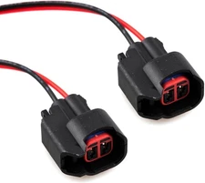 2 PCS Fuel Injector Connector with Wire, EV6 Connector, Plug... 