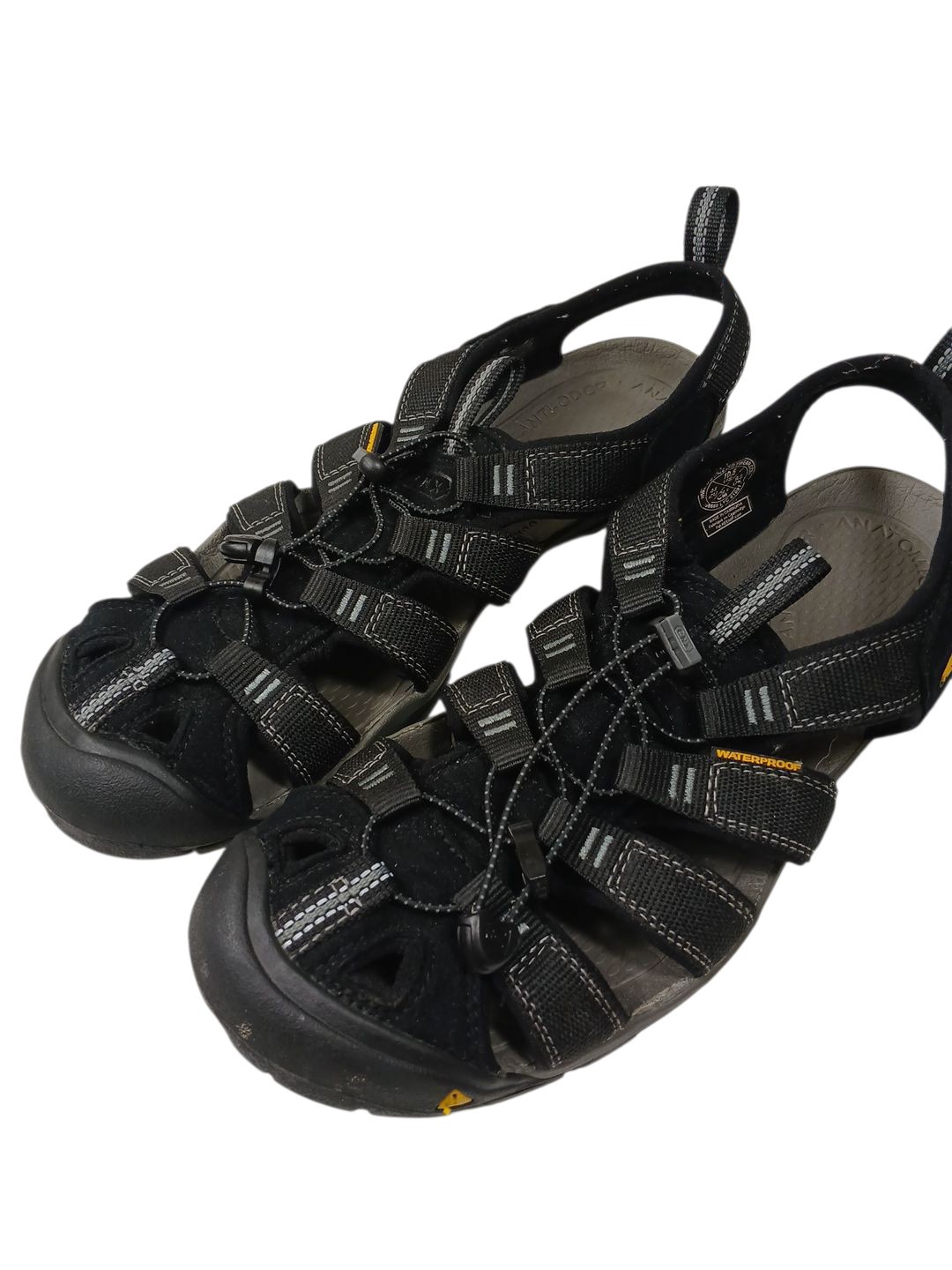 Sandali da trekking Keen Clearwater CNX 1008660 uomo taglia 10 5 nero grigio robusti