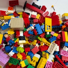 Lego Pink Brick Box 5585 Set w/ extra Blocks Building Set Creator EC MegaBloks