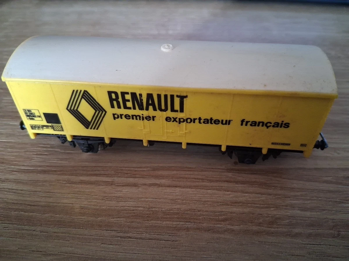 Wagon Couvert Jouef HO 1/87 - Gs Bétail SNCF Époque IV - Jaune - Neuf HJ6232
