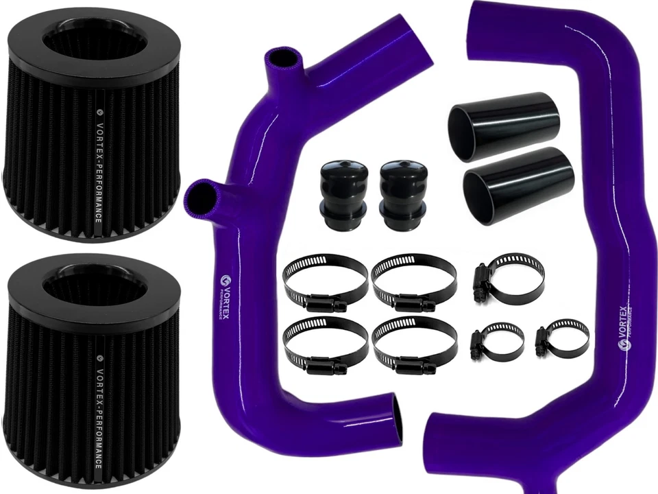 2" Inlet Intake pipe BMW N54 135i 335i 335Xi 335is 535i Z4 inlets PURPLE BKAF V3 - Изображение 2 из 4