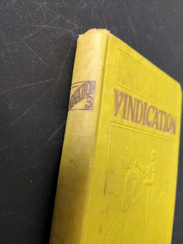 VINDICATION 3 Embossed Book J. F. Rutherford Watchtower IBSA Jehovah's Witnesses - Picture 11 of 11
