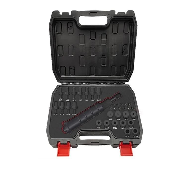 NEW Manual Internal External Thread Pin Puller Tool Kit M3-M20 with Plastic Case