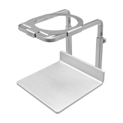 Handgebrühter Kaffeefilter Halter Trichter Höhenverstellbar Silber Ständer
