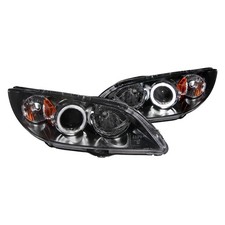 For Mazda 3 04-08 Driver Passenger Side Black Ccfl Halo Projector Headlights For Mazda 3 04-08 Driver Passenger Side Black Ccfl Halo Projector Headlights