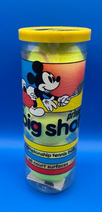 Prince Big Shot Disney Tennis Balls Mickey Mouse Vintage Sealed