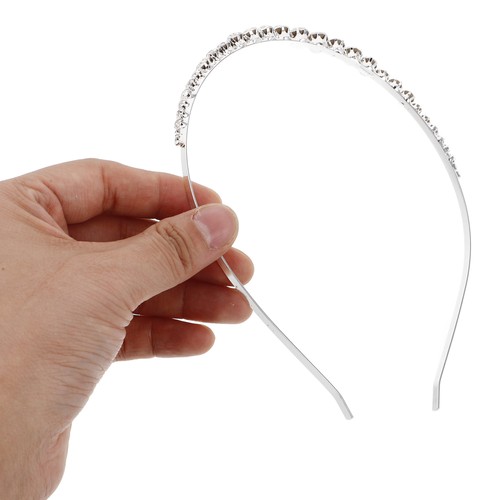 Kinder Glänzendes Kristall Stirnband Krone Haar Mädchen Kopfbedeckung Haarschmuck - Bild 12 von 12