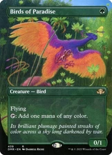 MTG - Birds of Paradise - Fanart Foil Dominaria Remastered - Playtest / EDH