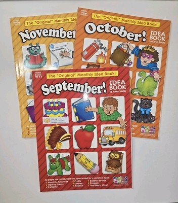 3 Teachers Friend Publications Idea Books Sept, Oct, Nov PreK-3 Teacher Resource