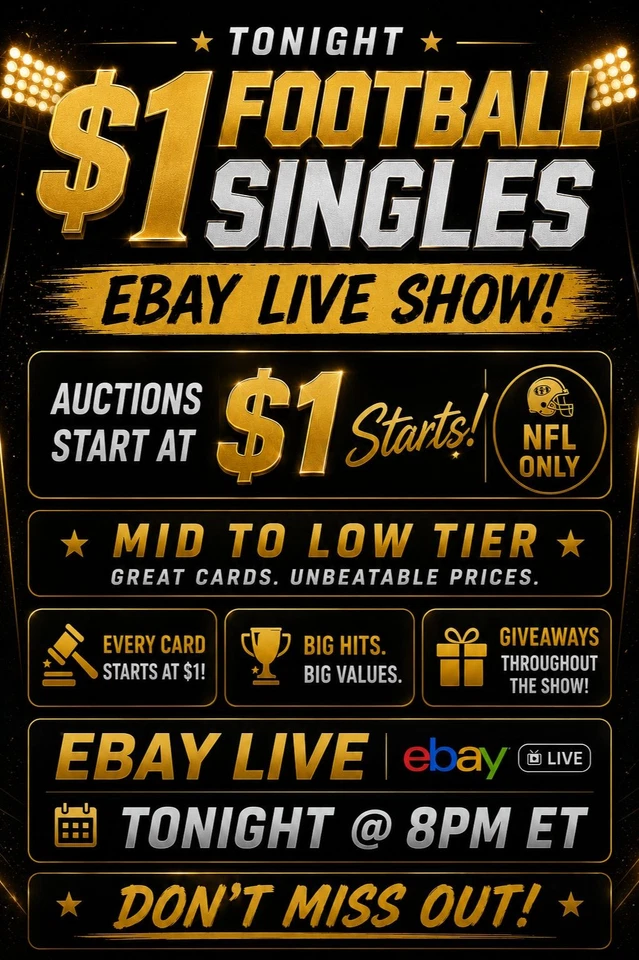 $1 Football Singles 🔥
