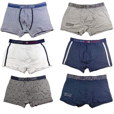 Lot of 6 Cotton Boxer Briefs Pattern Subject to Availability Picture Example...
