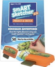 Smart Sketcher 2.0 Cartridge Dinosaur Adventures 50 Step-by-Step Activities