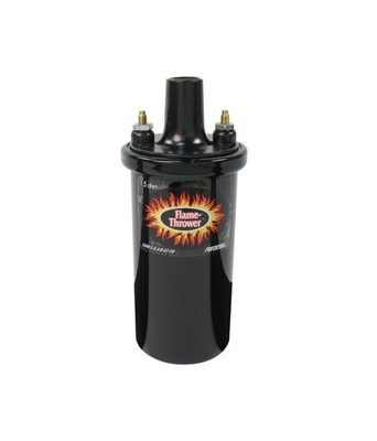 Pertronix 40011 Flame-Thrower Ignition Coil, 40,000 Volt 1.5 Ohm, 12 Black