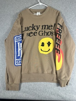 Camp Flog Gnaw Sweatshirt XXL Tyler The Creator Lucky Me I See Ghost Brown