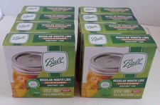 Ball Regular Mouth Canning Lids 8 Boxes of 12 (96 Lids Total)