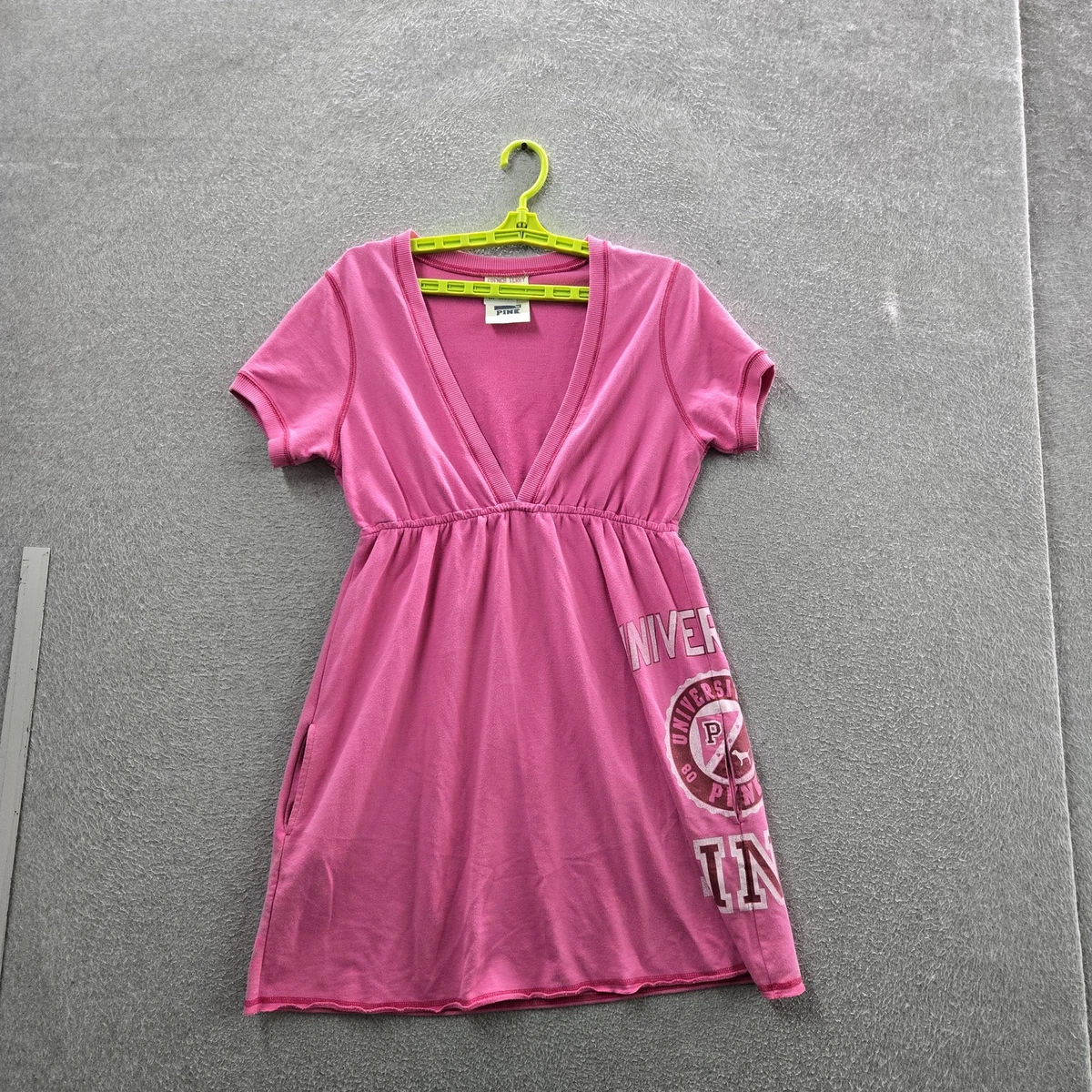 victoria secret pink t shirt dress Buy Campus Cotton T-Shirt Dress, Pink Tulip - Order Dresses online