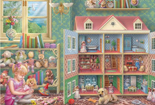 Falcon de Luxe 1000 Teile Puzzle "Puppenhaus Erinnerungen"