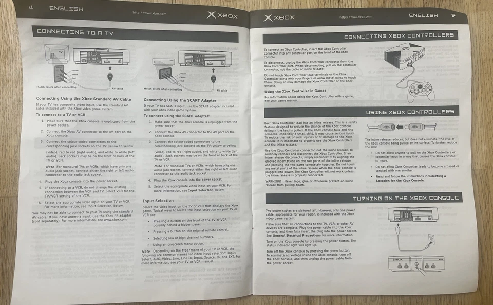 Set Of 3 Retro Gaming Instruction Manuals ( Dreamcast, Sega Mega drive 2, X Box) - Image 4 of 4