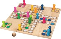 Brettspiel Ludo | Deutsch (2025) | 24 X 24 Cm, Holz, Per StüCk