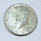1965 Kennedy Half Dollar 40% Silver, Circulated Coin #7151