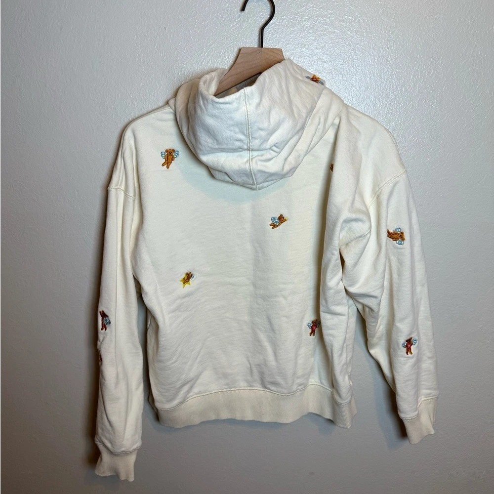 OFF WHITE Felpa con cappuccio orsacchiotto angelo fresco