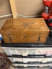 GERMAN Wooden microscope BOX CASE H. Hauptner berlin n.w WEHRMACHT ORIGINAL