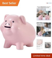 Ceramic Piggy Bank for Adults Kids Money Box Creative Home Decor Gift
