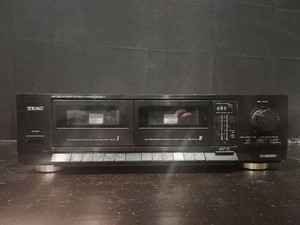 Vintage TEAC EW-550 Stereo Double DUAL CASSETTE DECK player ~ AS IS, Untested