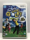 We Love Golf (Nintendo Wii, 2008) Clean Tested Working - Free Ship