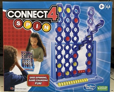 Hasbro Gaming Connect 4 Spin Game, Features Spinning Connect 4 Grid