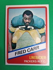 1976 TOPPS Wonder Bread ALL-STAR #19 FRED CARR GREEN BAY PACKERS NFL NM/MT