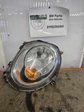 Mini R55 R56 R57 Passengers Left Headlight Halogen Amber