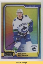 2018-19 O-Pee-Chee Platinum Rainbow Color Wheel Brock Boeser #29 READ hj3