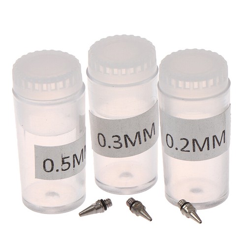 0.2/0.3/0.5Mm Body Painting Airbrush Spray Gun Replacement Parts Needle Nozzl^dm - Picture 2 of 11