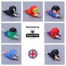 Superhero Cable Protector for iPhone iPad Android USB Cable Protect Charger Wire