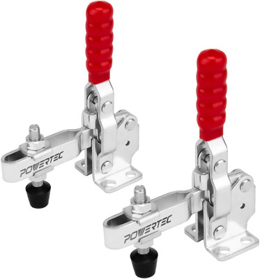 POWERTEC 2PK Toggle Clamp, 500 Lbs Holding Capacity, 12130 Quick Release 