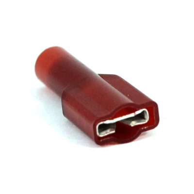3M Heat Shrink Female Quick Disconnects For 22-18 Gauge Wires - Fully Insulated, Made In USA (Pack Of 25)