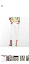 Lily Pulitzer Aida Capri Pants White Size 2 Preppy Summer