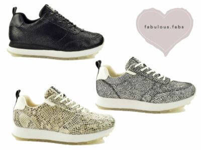 Damenmode Turnschuhe fabelhafte Fabs klobige Sohle Tiermotiv bequeme Turnschuhe 