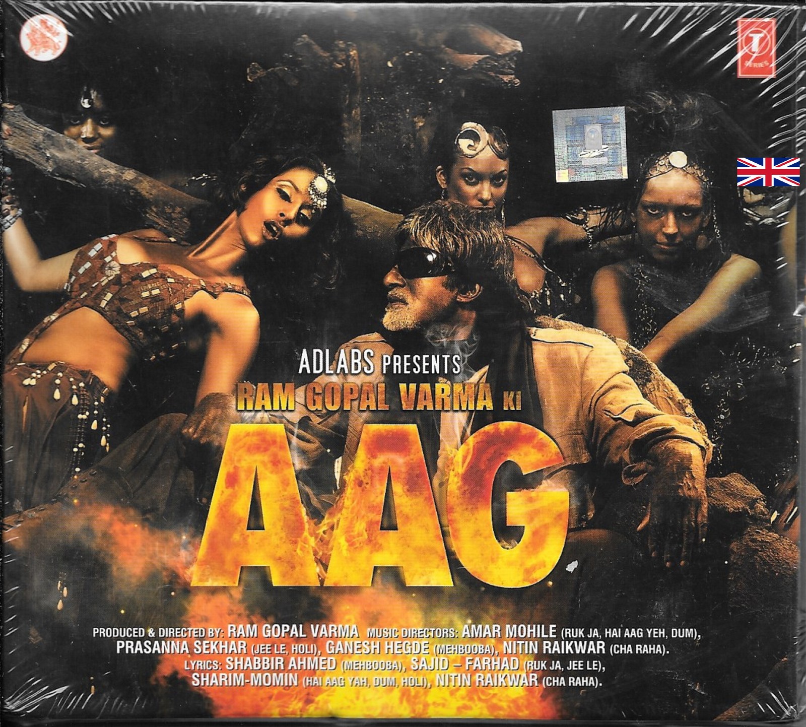 RAM GOPAL VARMA KI AAG  - NEW BOLLYWOOD SOUNDTRACK-FREE UK POST